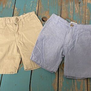 Boys Lot of 2 Class Club Shorts Both Size 5 Adjustable Waist